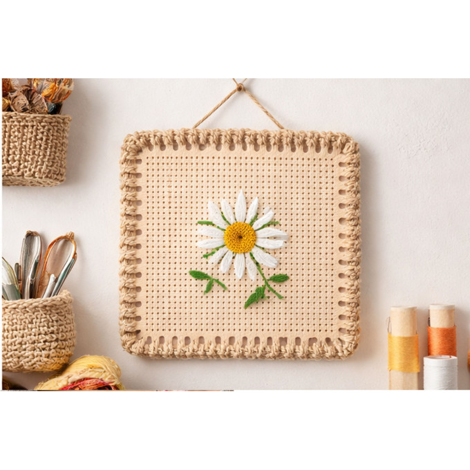 Square basket base for embroidery digital file 10 inch