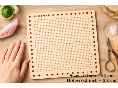 Embroidery base square 25
