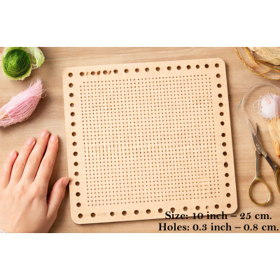 Embroidery base square 25