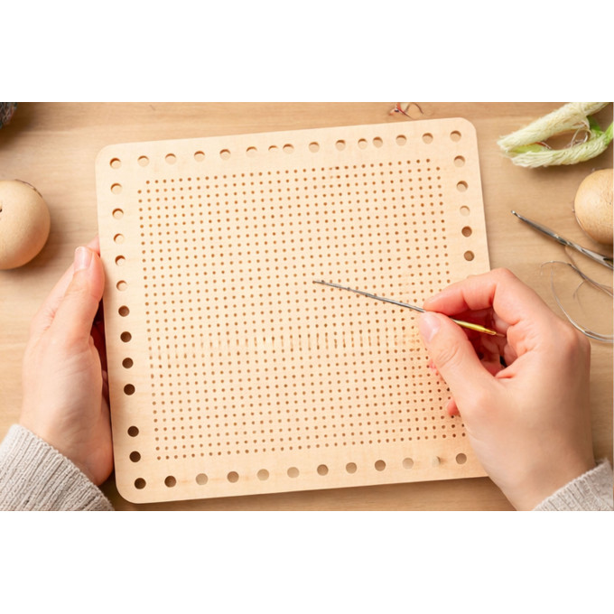 Square basket base for embroidery digital file 10 inch