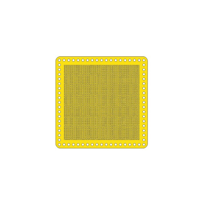 Digital file plywood embroidery basket base 12 inch 