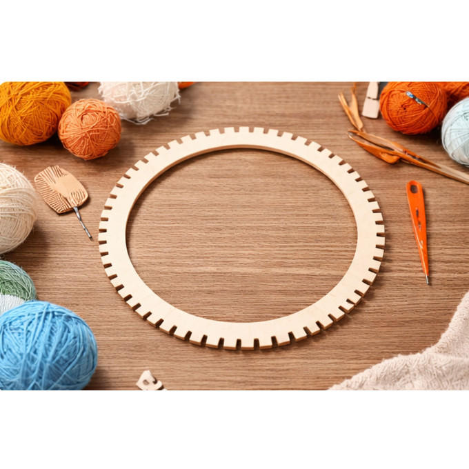 Circle weaving loom 12 inch 30 cm digital download file 