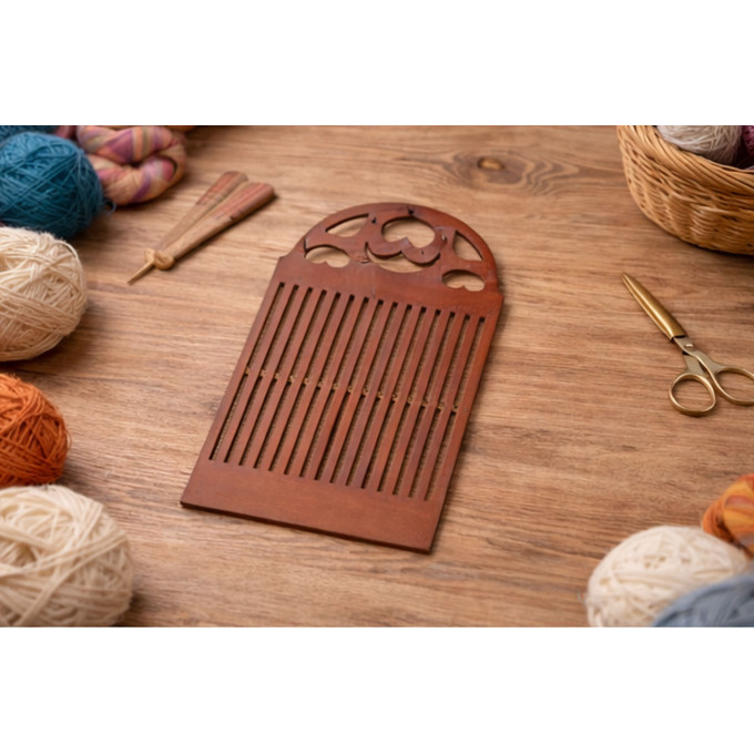 Antique Danish weaving loom digital file fiber art