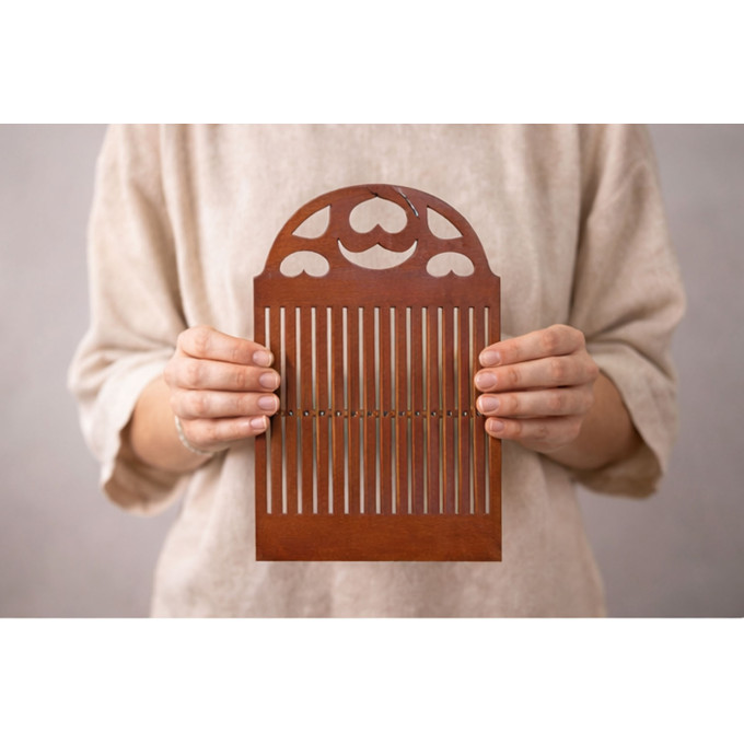 Antique Danish weaving loom digital file fiber art