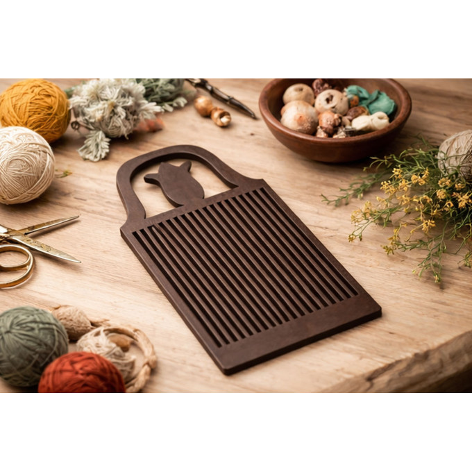 Antique weaving board 1800 years lacing threading