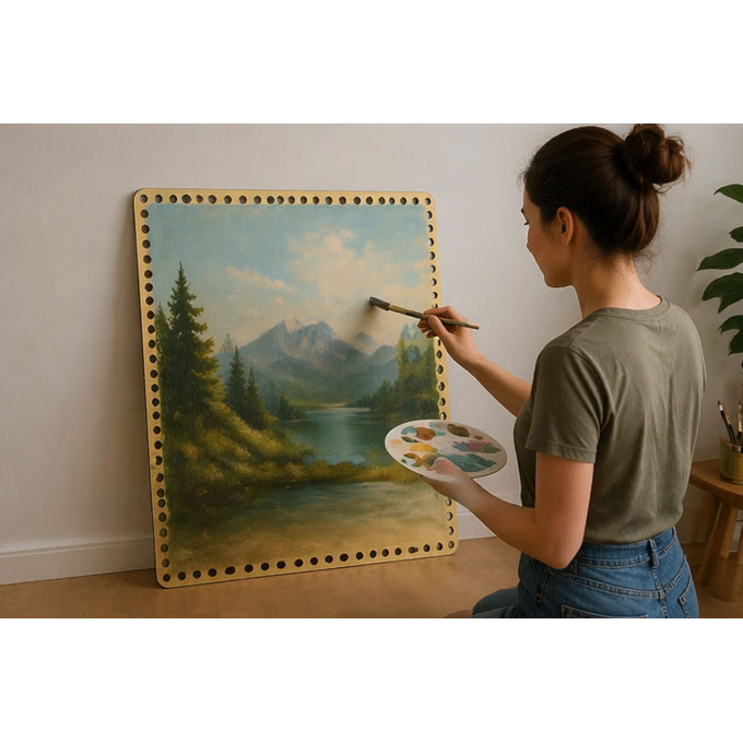 Big square basket base laser cutting file 20 inch 50 cm base