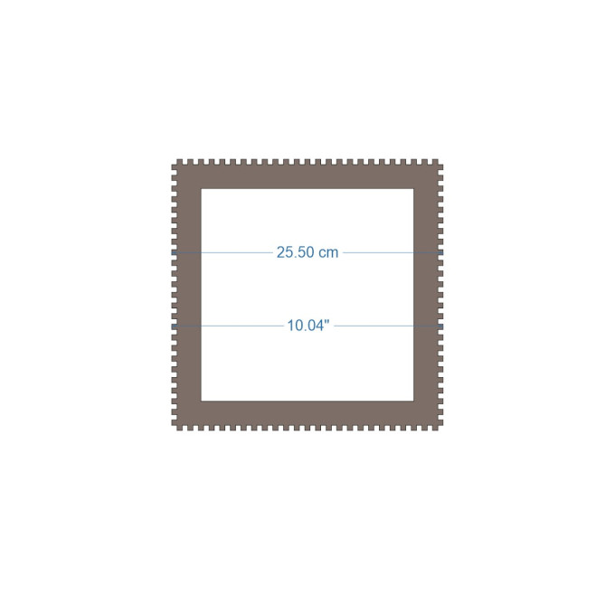 Weaving loom square 4 side small digital download file fiber art 