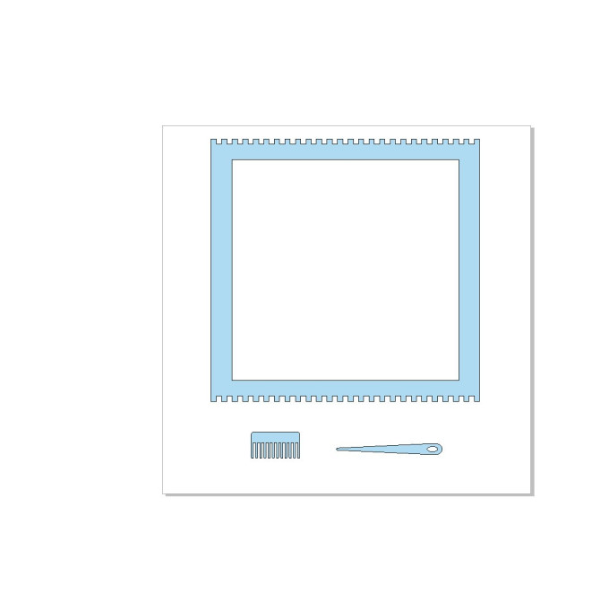 Big round basket base 23 inch digital file. Laser cut bottom